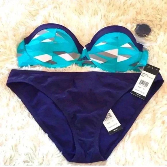 Adidas 2 piece bikini set. NWT - Picture 2 of 3